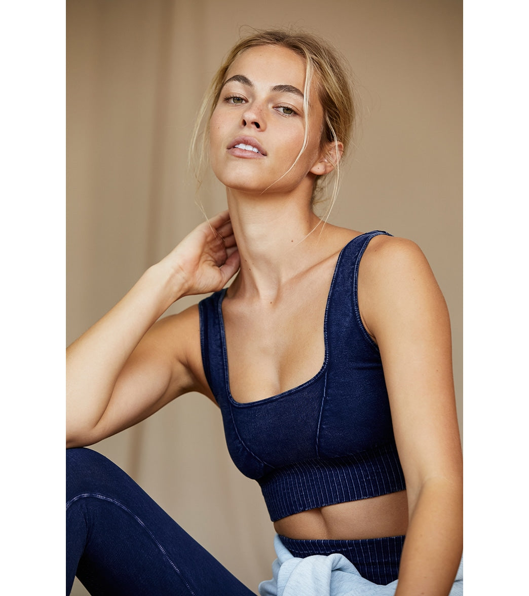 Free People Good Karma Square Neck Sports Bra