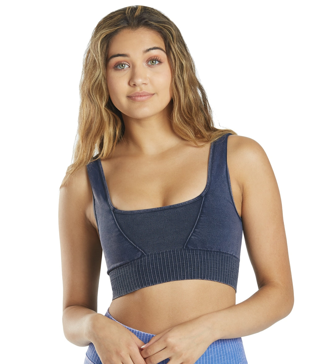 Free People Good Karma Square Neck Sports Bra