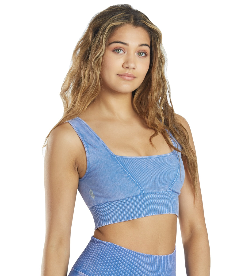 Free People Good Karma Square Neck Sports Bra