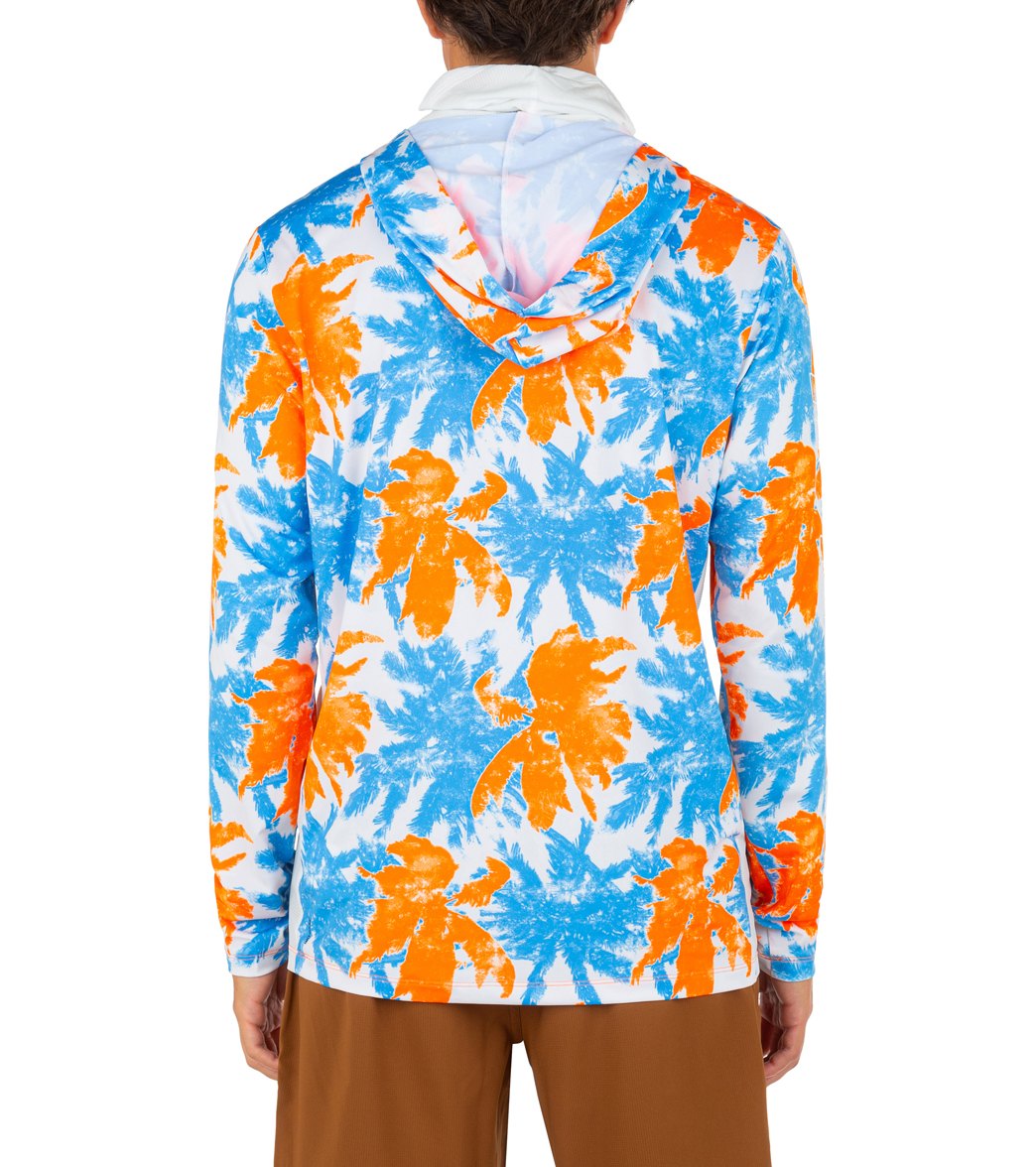 Hurley Men's H2O-Dri Atticus Treachery UPF 50+ Long Sleeve Pullover Hoodie