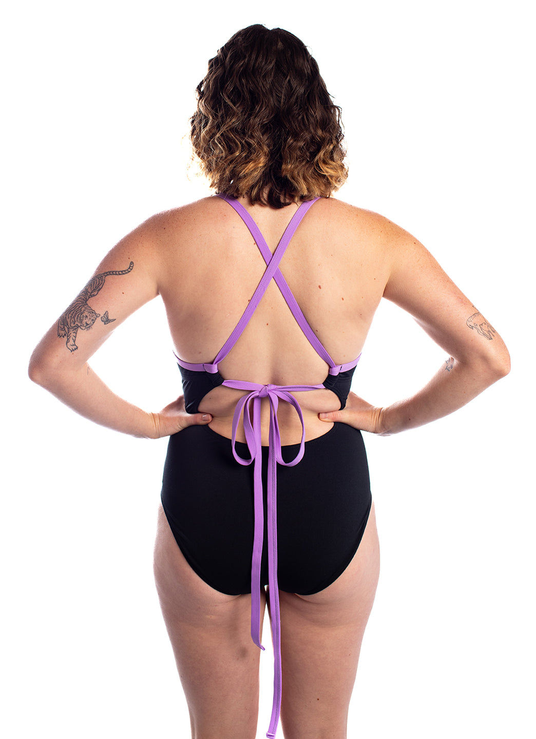 See Her Swim Women's The Breaststroke Triangle Top One Piece Swimsuit