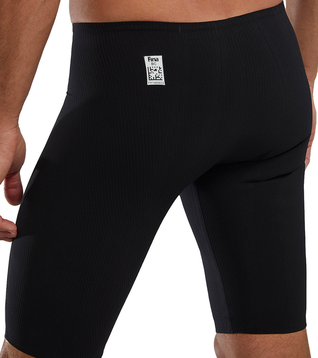 TYR Men's Solid Shockwave High Waist Jammer Tech Suit Swimsuit