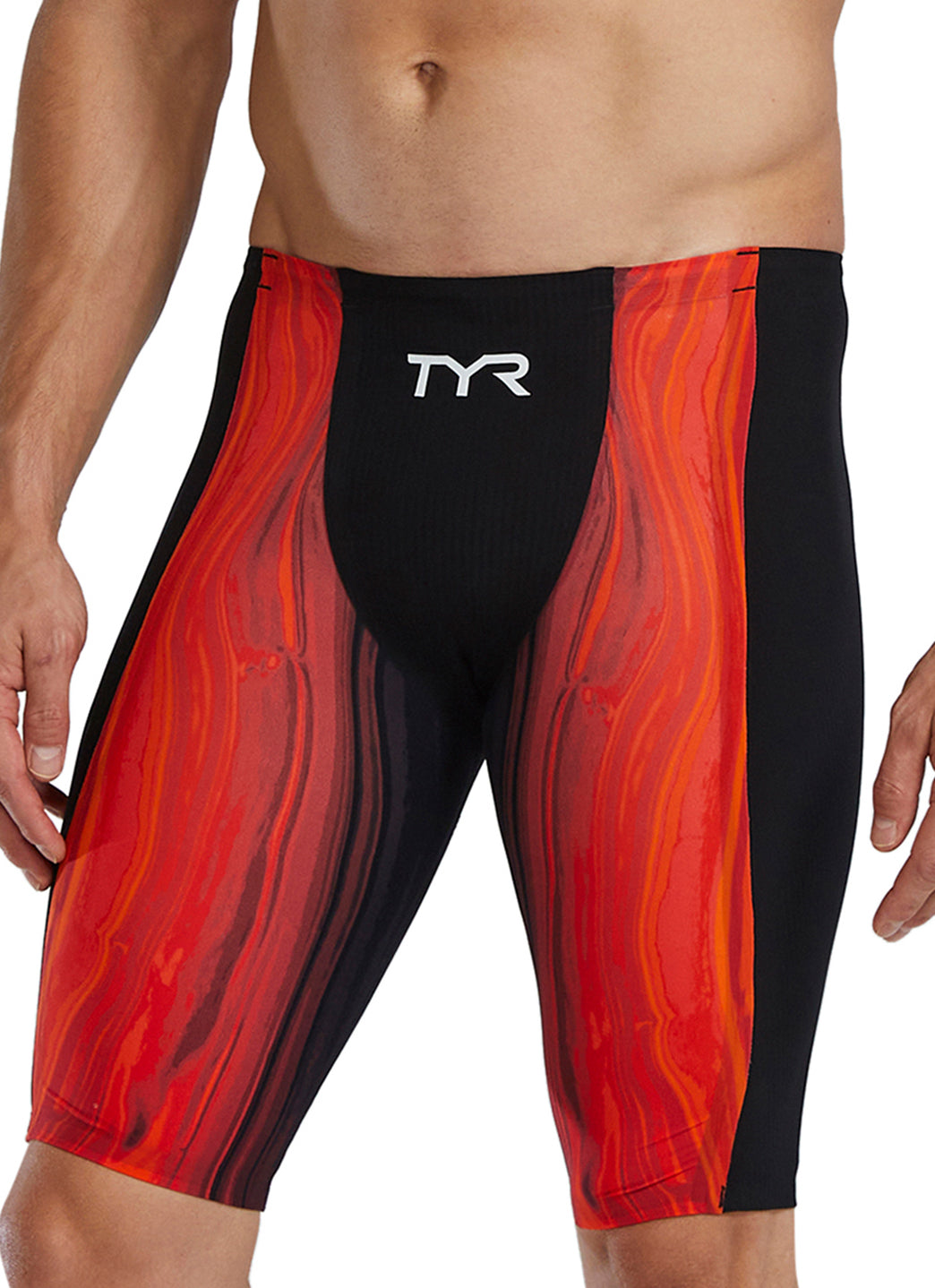 TYR Men's Shockwave Volconyx High Waist Jammer Tech Suit Swimsuit