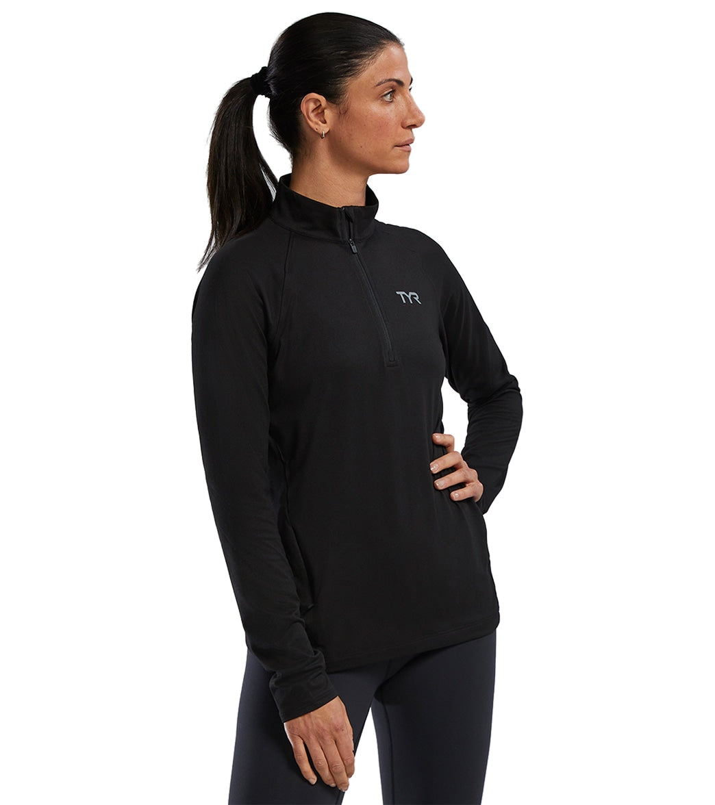TYR Women's Long Sleeve Quarter Zip