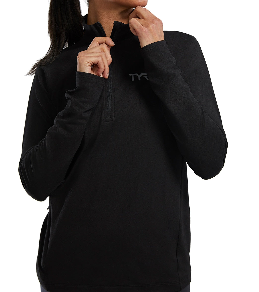 TYR Women's Long Sleeve Quarter Zip