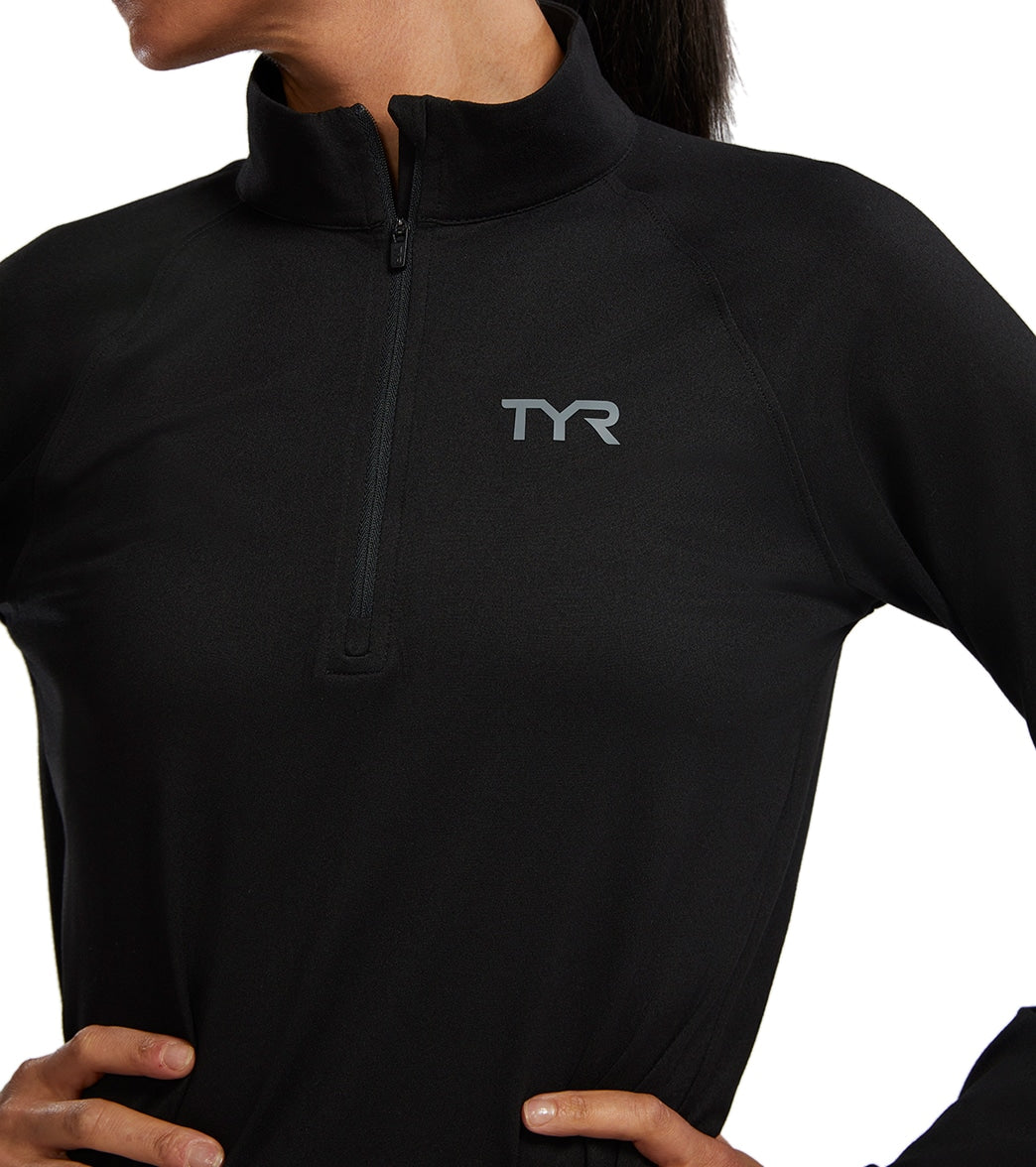 TYR Women's Long Sleeve Quarter Zip