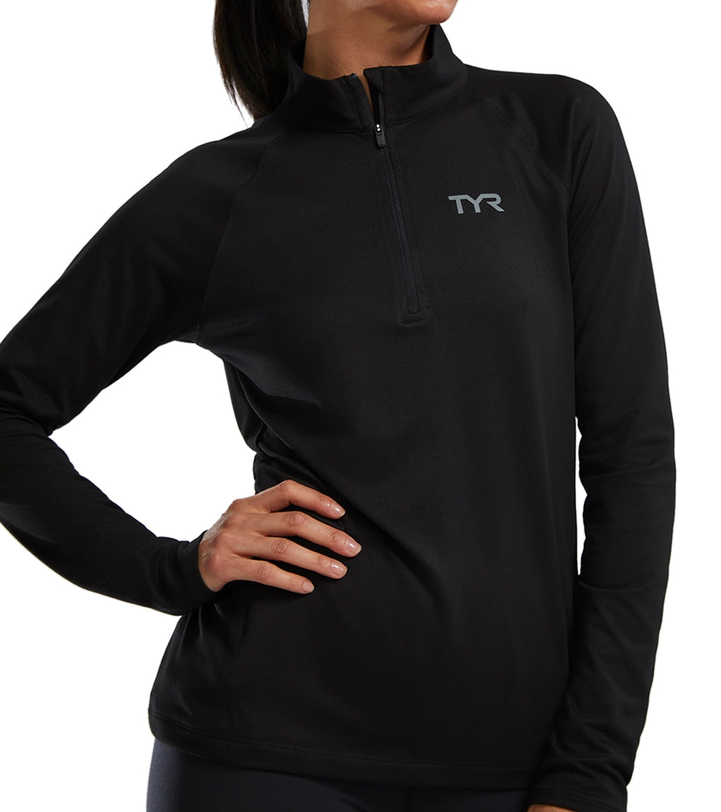 TYR Women's Long Sleeve Quarter Zip