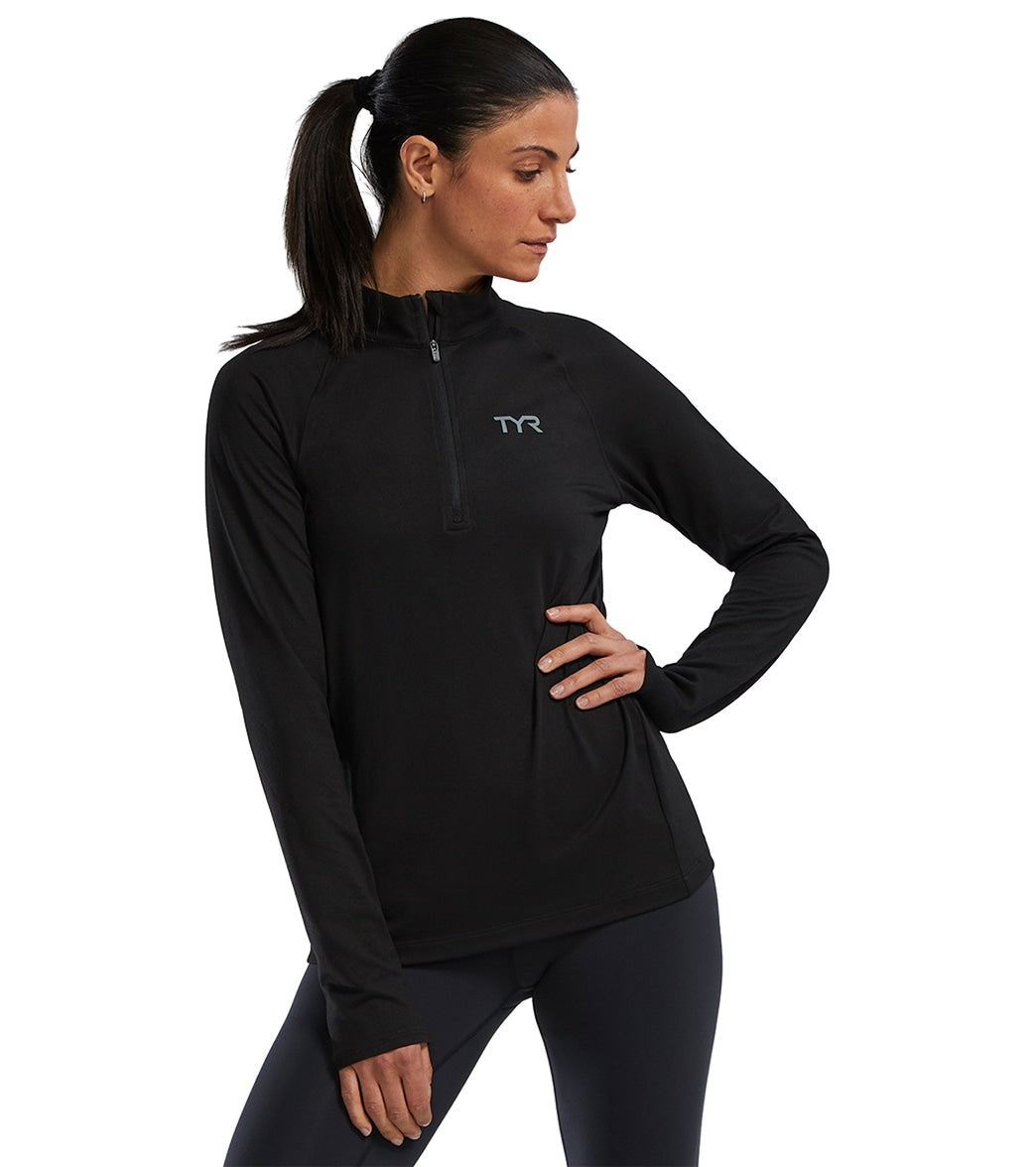TYR Women's Long Sleeve Quarter Zip