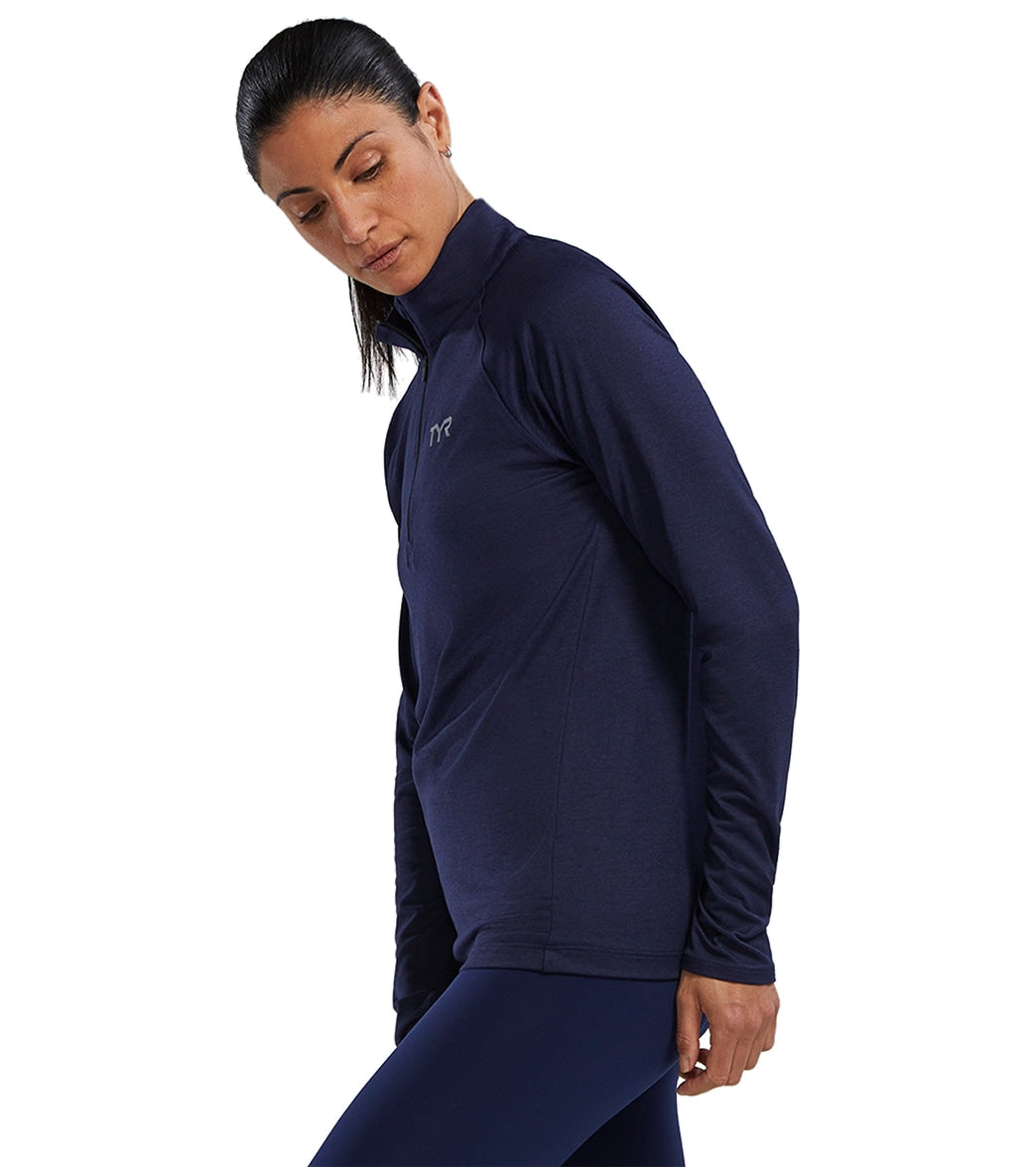 TYR Women's Long Sleeve Quarter Zip