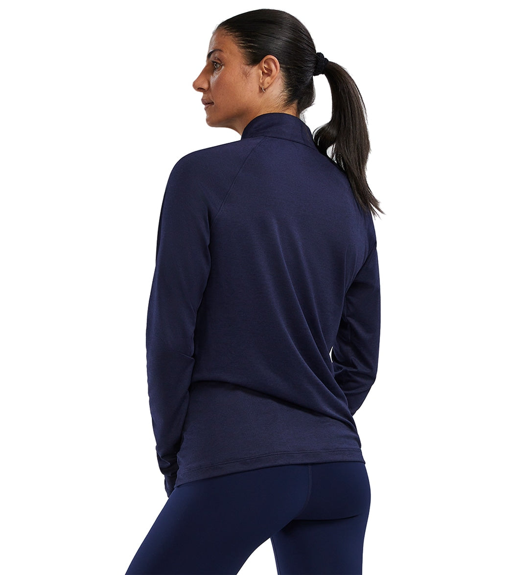 TYR Women's Long Sleeve Quarter Zip