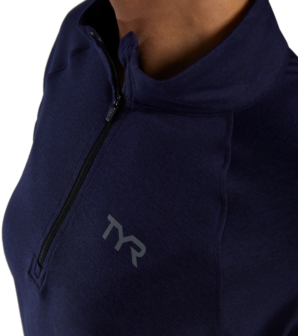 TYR Women's Long Sleeve Quarter Zip