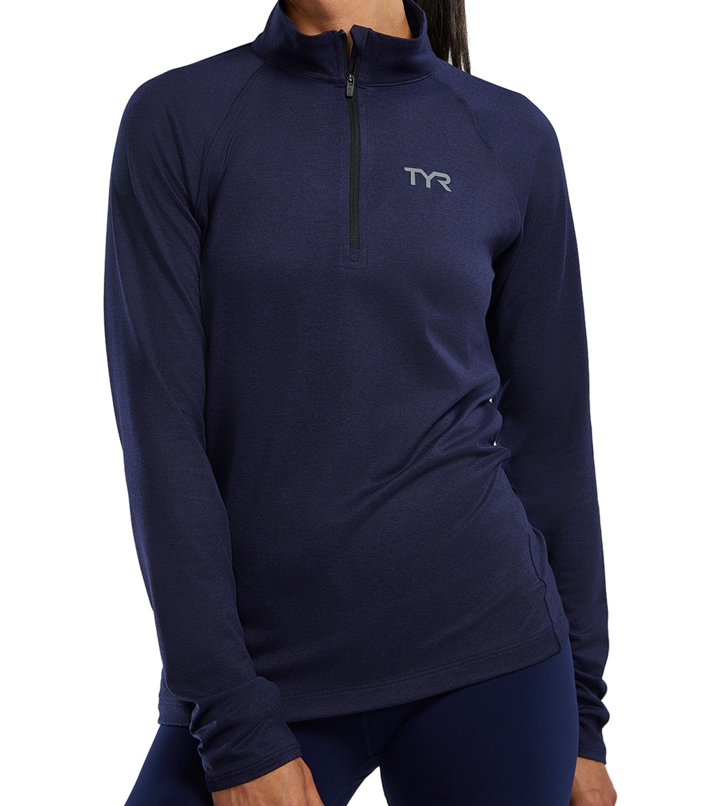 TYR Women's Long Sleeve Quarter Zip