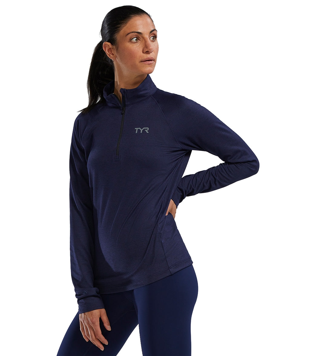 TYR Women's Long Sleeve Quarter Zip