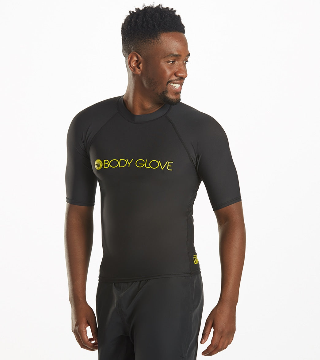 Body Glove Men's Basic Short Sleeve Fitted Rashguard