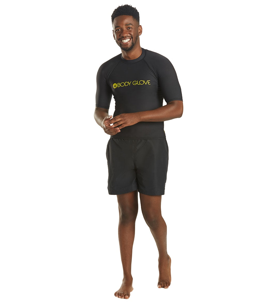 Body Glove Men's Basic Short Sleeve Fitted Rashguard