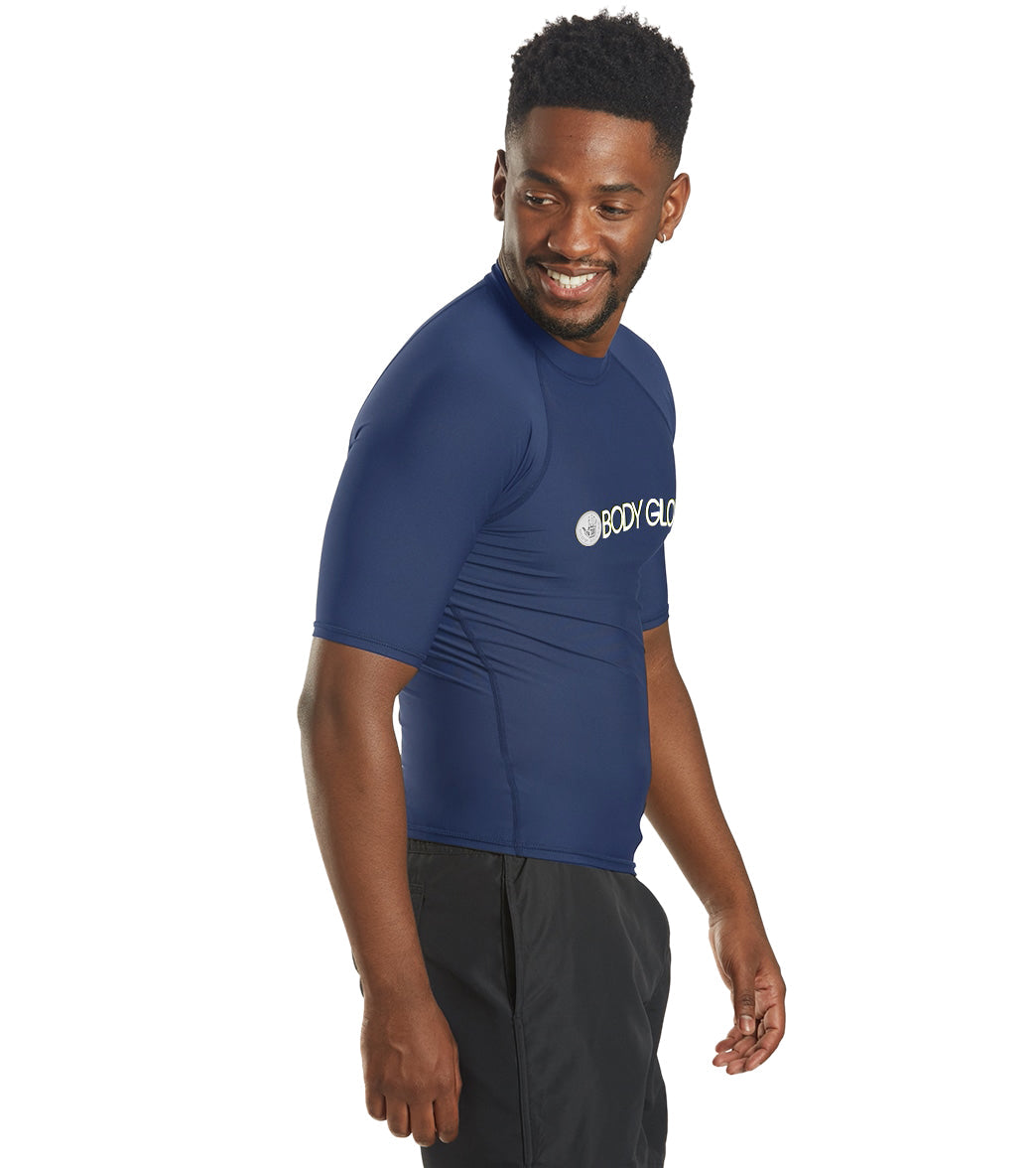 Body Glove Men's Basic Short Sleeve Fitted Rashguard