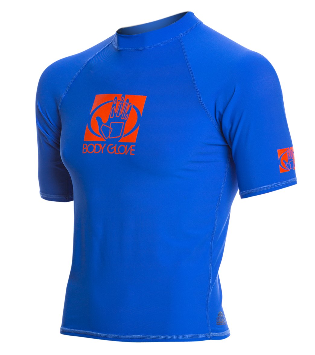Body Glove Men's Basic Short Sleeve Fitted Rashguard