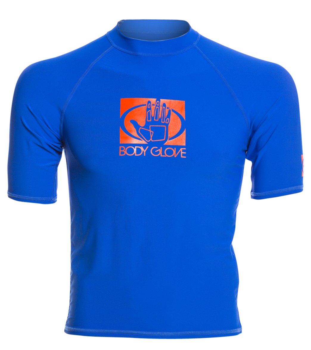 Body Glove Men's Basic Short Sleeve Fitted Rashguard