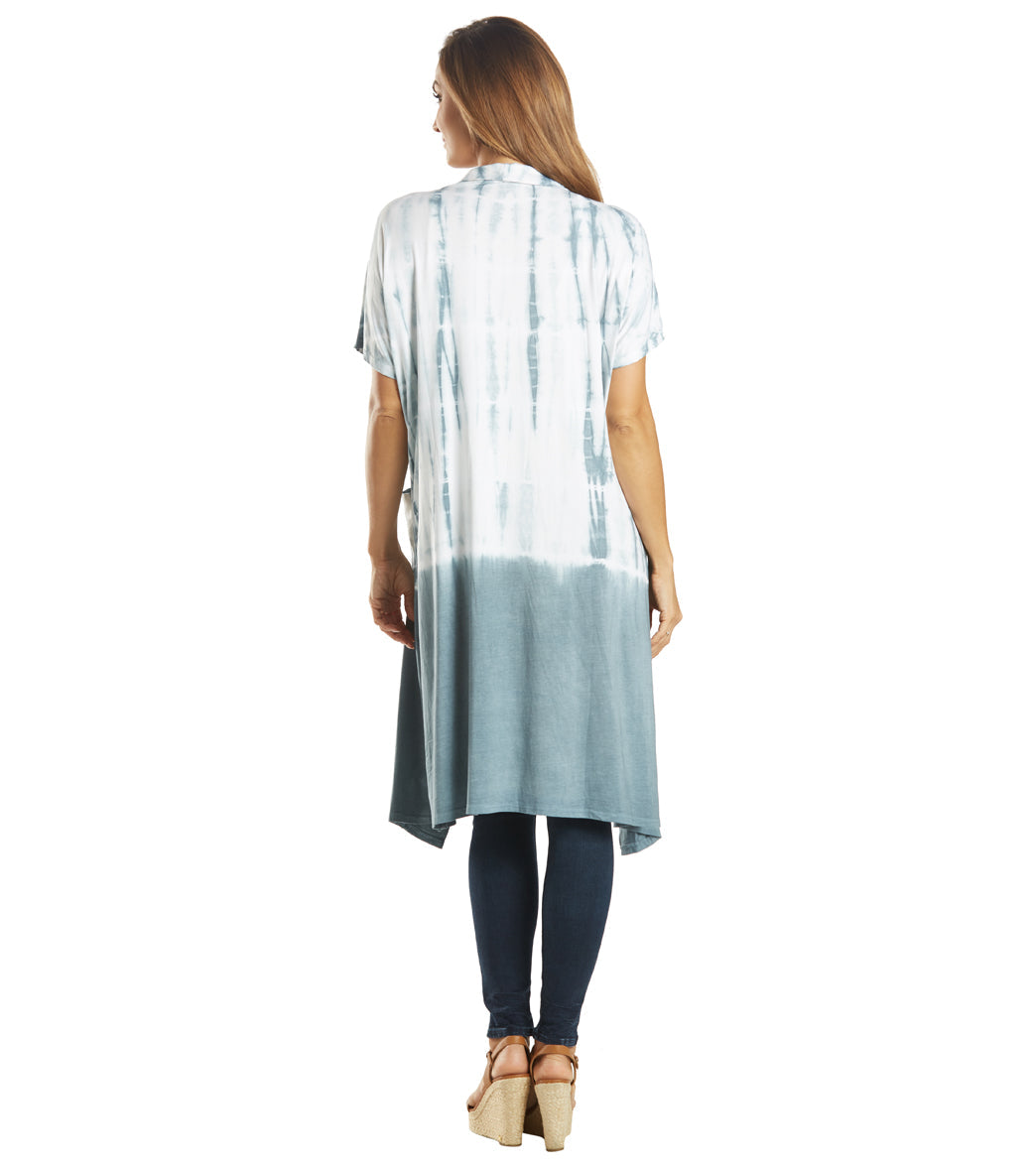 Yak & Yeti Kimono Wrap Tie Dye With Pockets