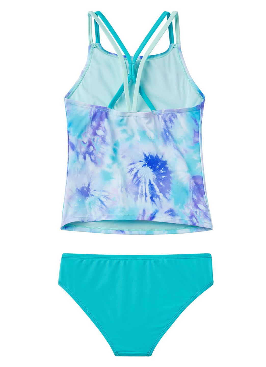 Speedo Girls' Printed Tankini Set (Big Kid)