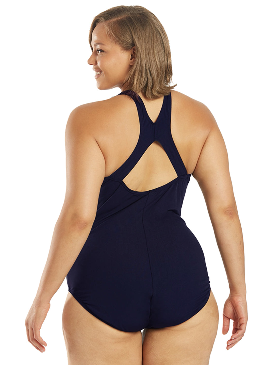 Speedo Women's Plus Size Moderate Ultraback One Piece Swimsuit