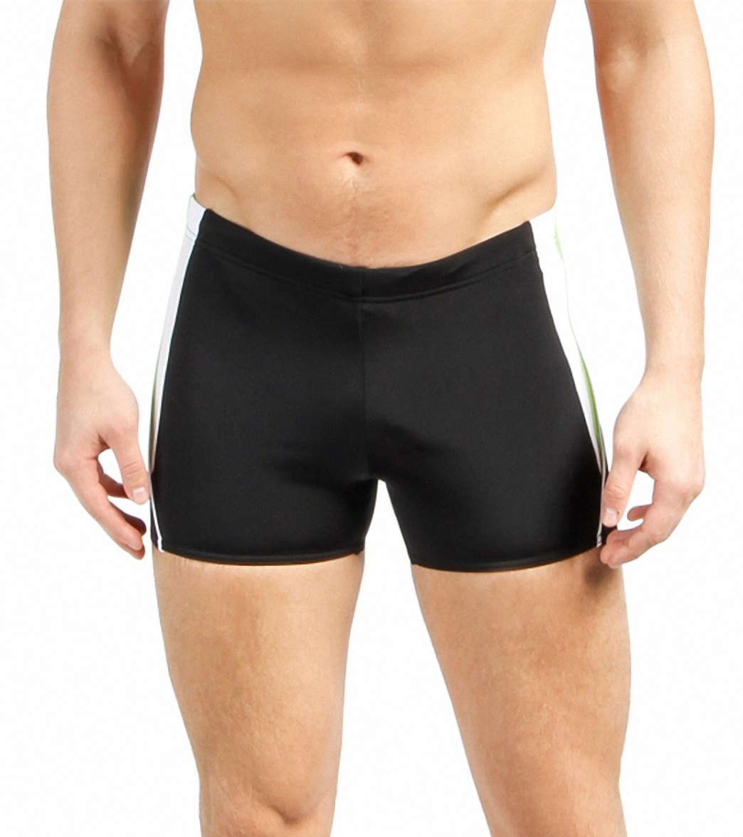 Speedo Men's Fitness Splice Square Leg Swimsuit