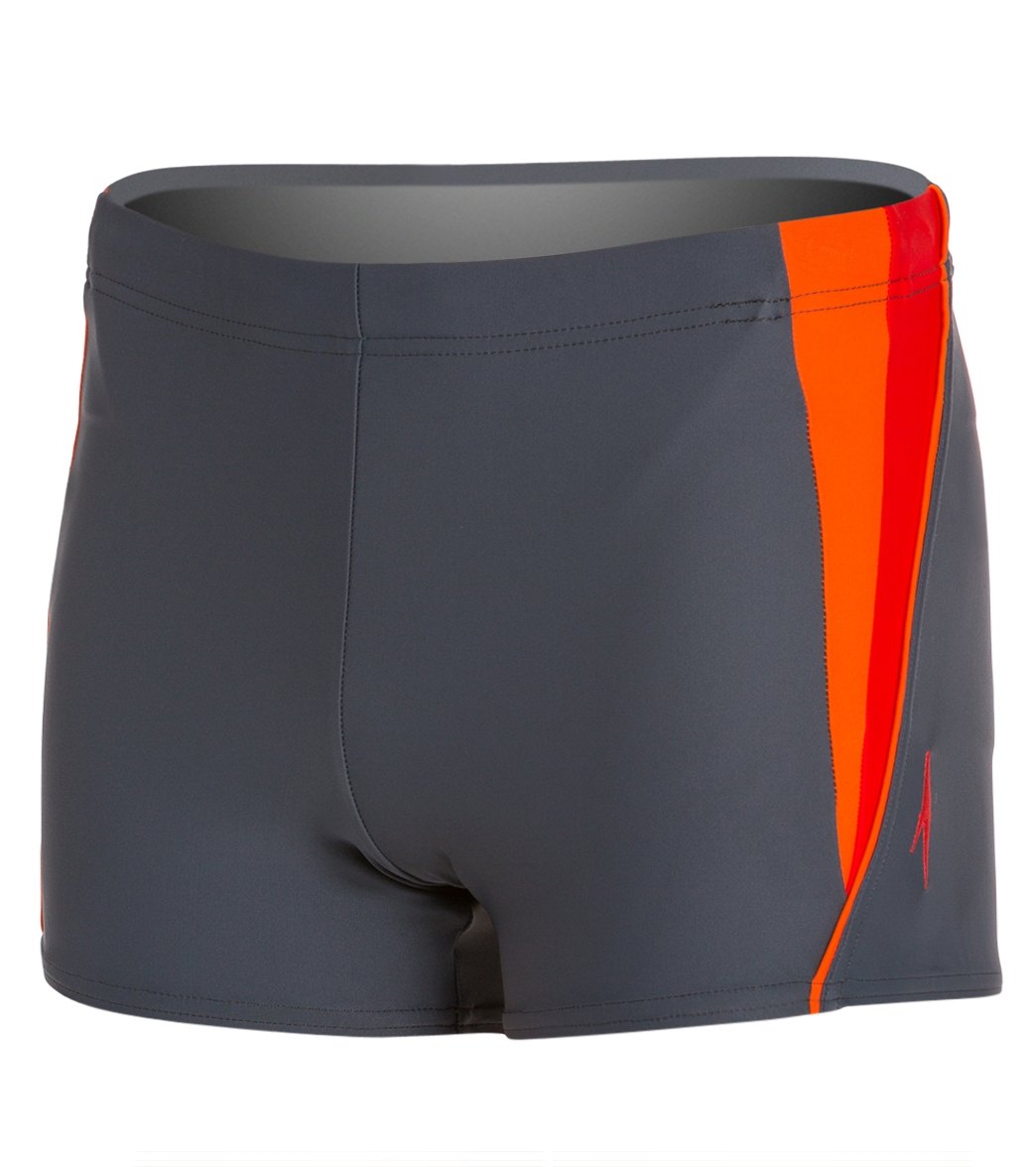 Speedo Men's Fitness Splice Square Leg Swimsuit