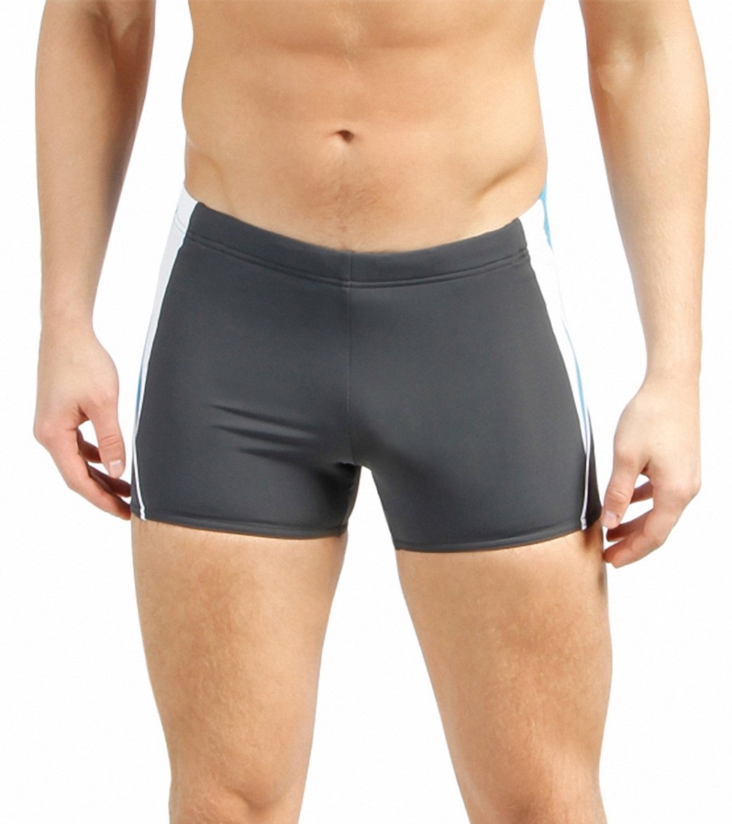 Speedo Men's Fitness Splice Square Leg Swimsuit