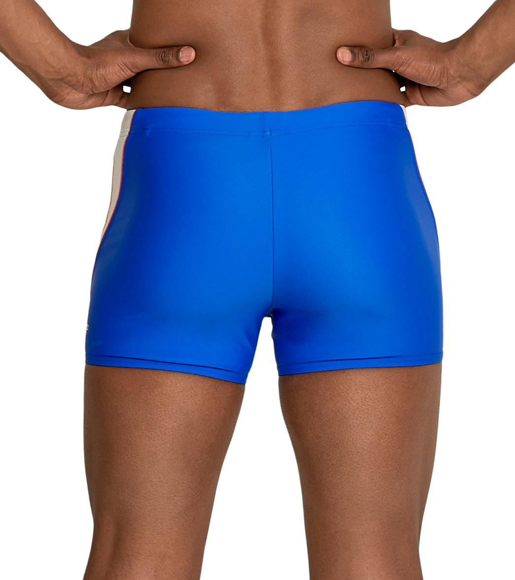 Speedo Men's Fitness Splice Square Leg Swimsuit