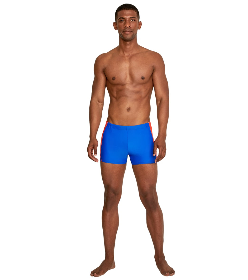 Speedo Men's Fitness Splice Square Leg Swimsuit