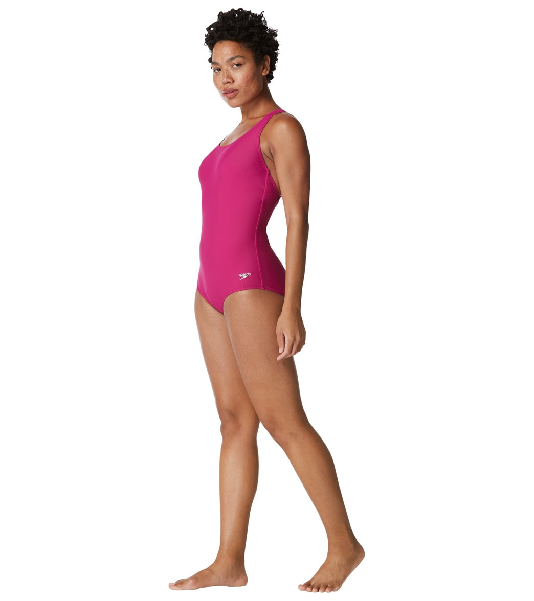 Speedo Women's Chlorine Resistant Ultraback One Piece Swimsuit