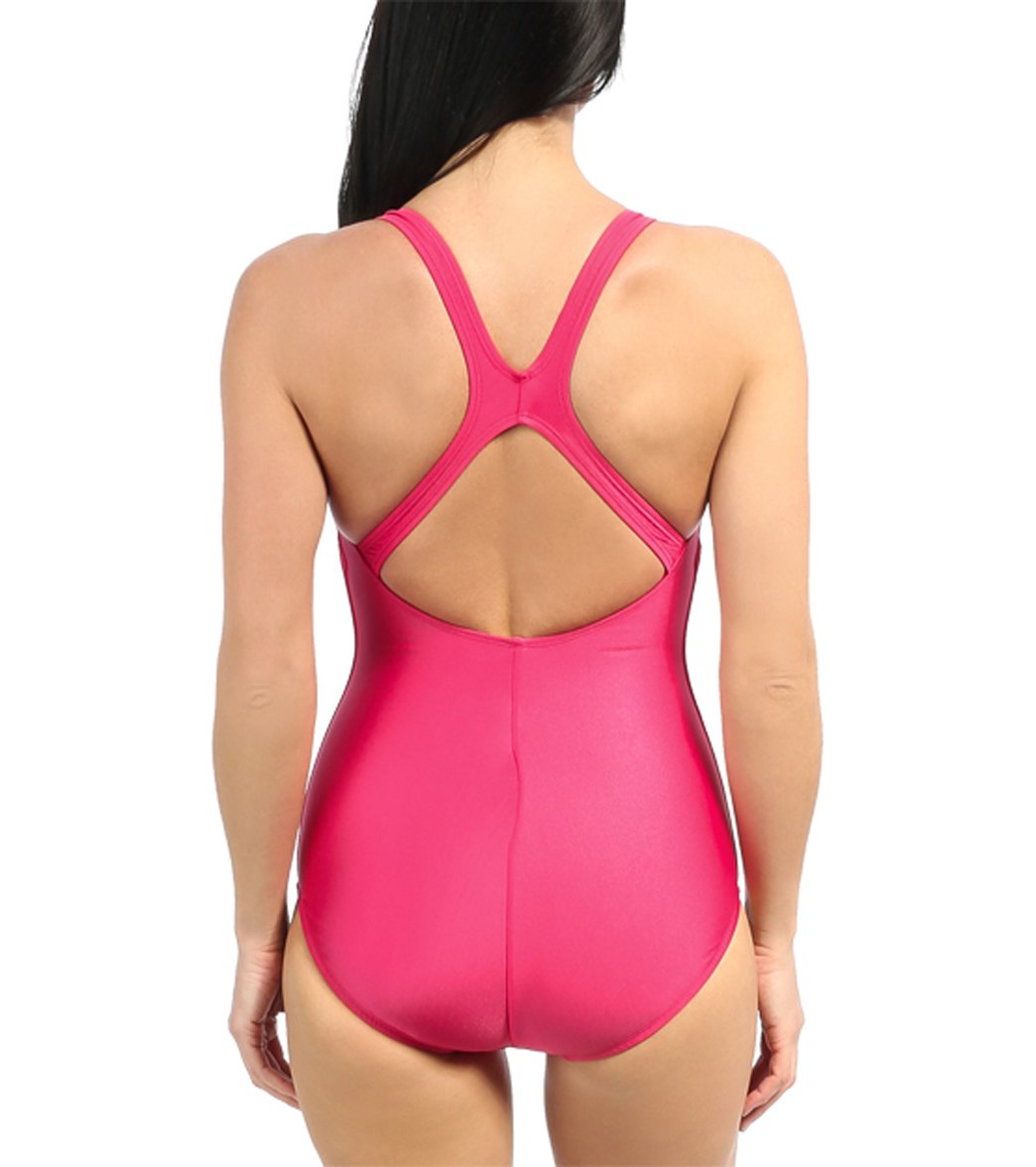 Speedo Women's Moderate Ultraback Long Torso One Piece Swimsuit