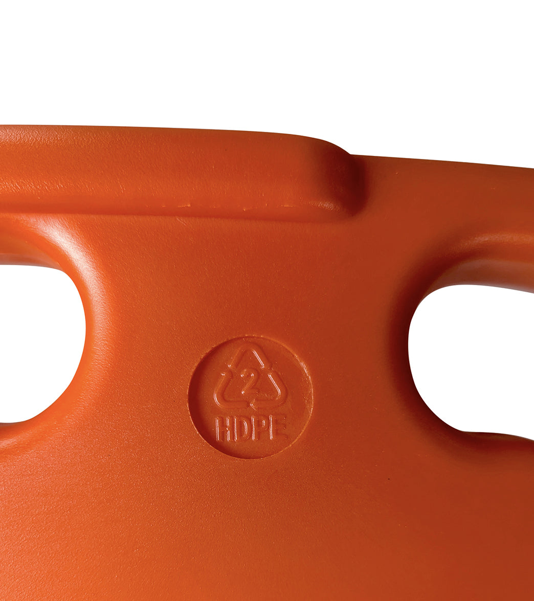 KEMP USA EG Aquatic Plastic Spineboard Kit (Board, Headblocks, Straps)