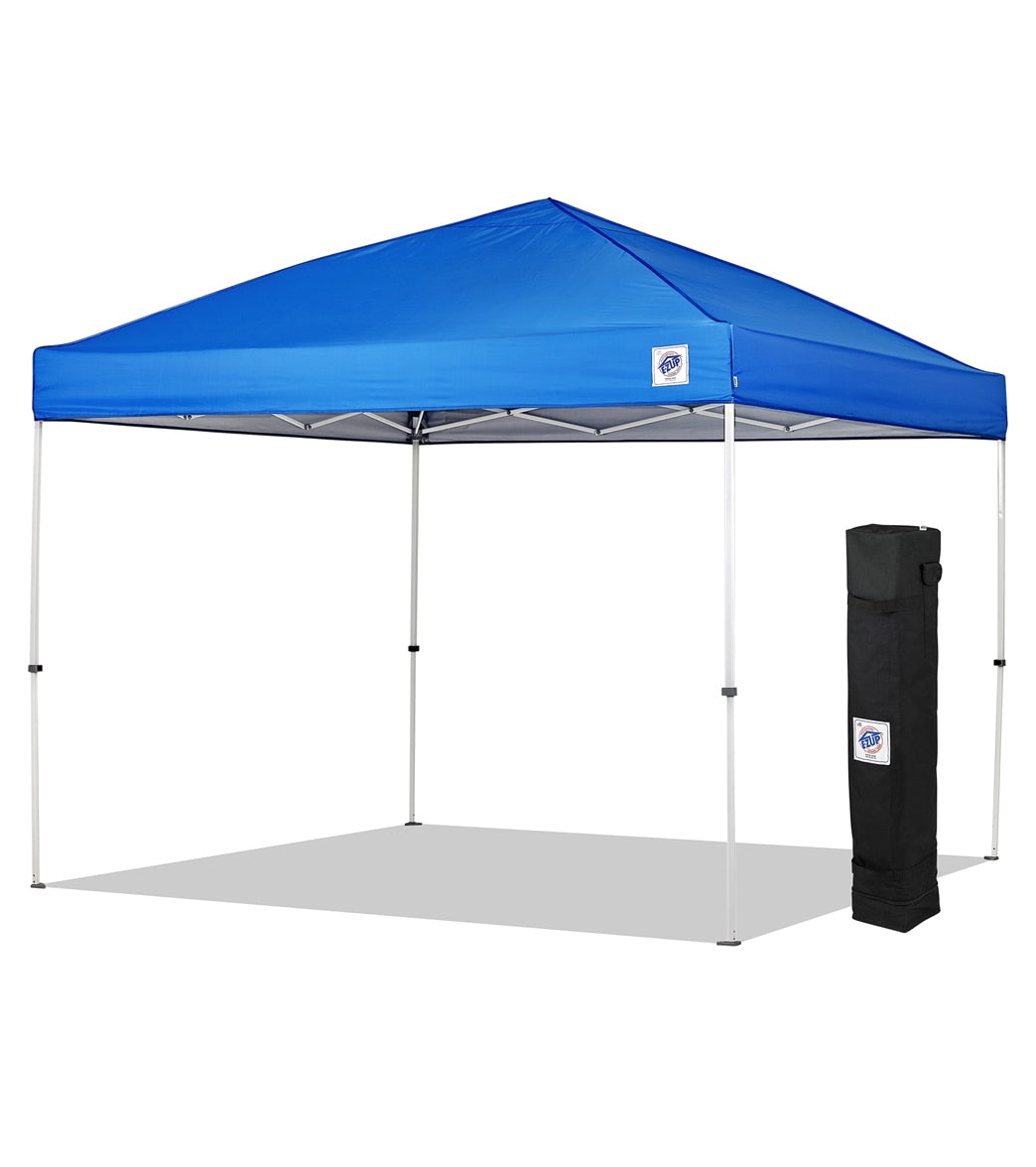 E-Z UP Envoy 10'x10' Shelter Tent w/Spikes & Roller Bag