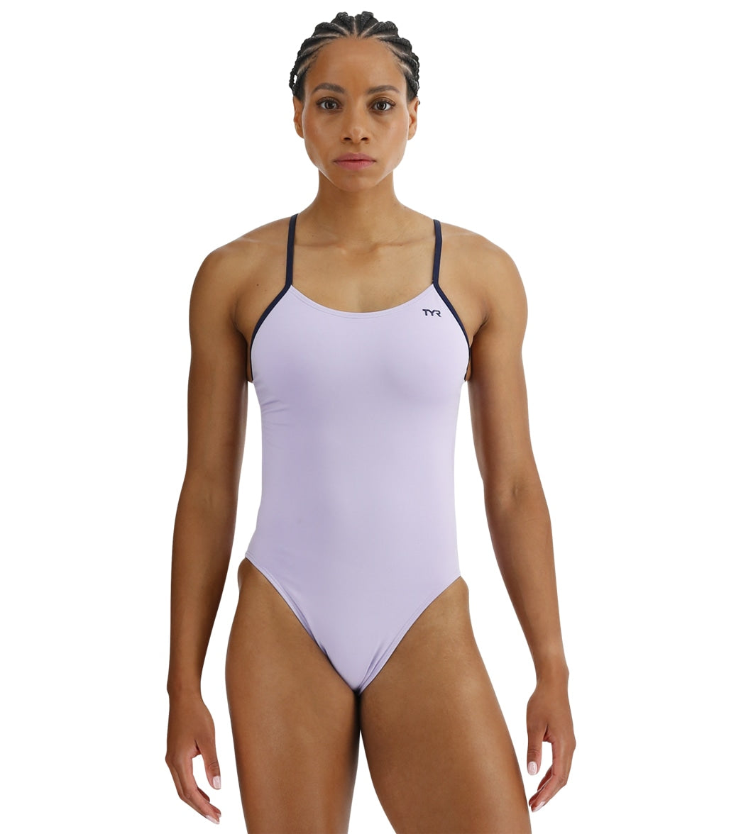 TYR Women's Solid Durafast Elite Cutoutfit One Piece Swimsuit