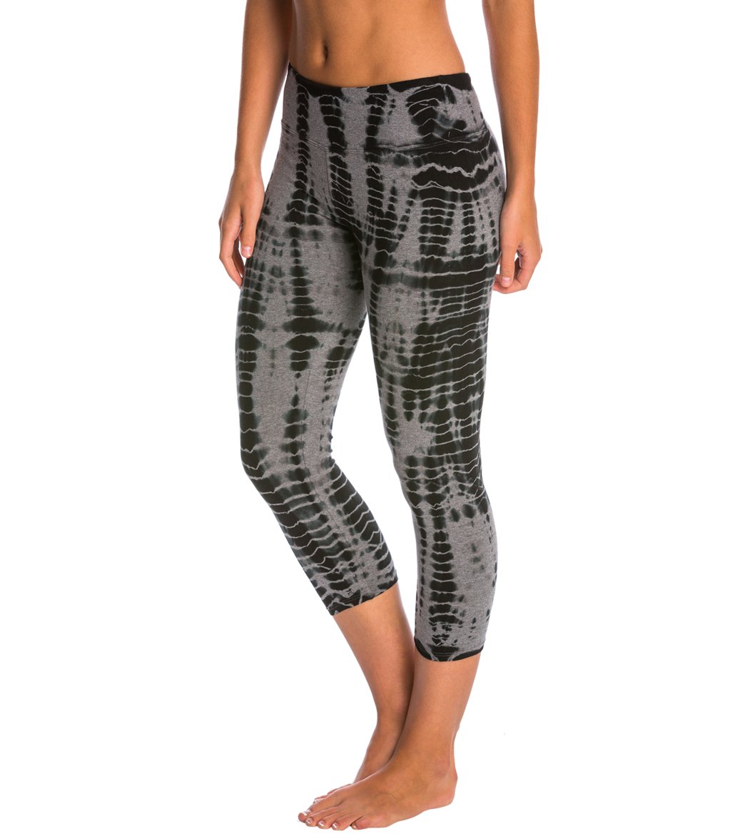 Hard Tail Flat Waisted Cotton Yoga Capris
