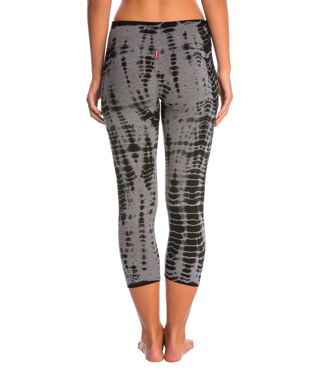 Hard Tail Flat Waisted Cotton Yoga Capris