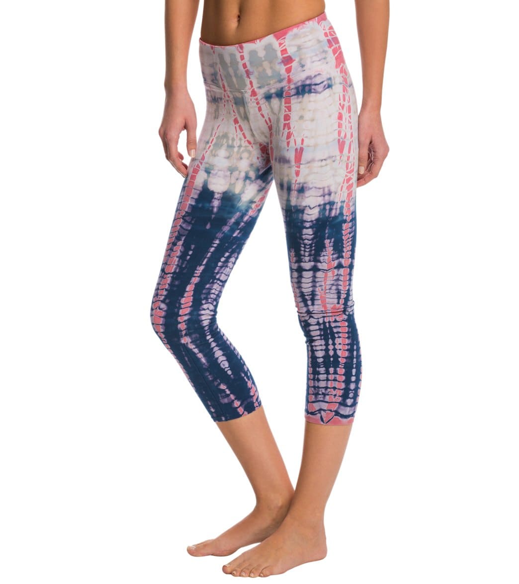 Hard Tail Flat Waisted Cotton Yoga Capris