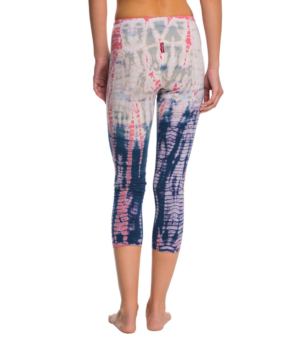 Hard Tail Flat Waisted Cotton Yoga Capris