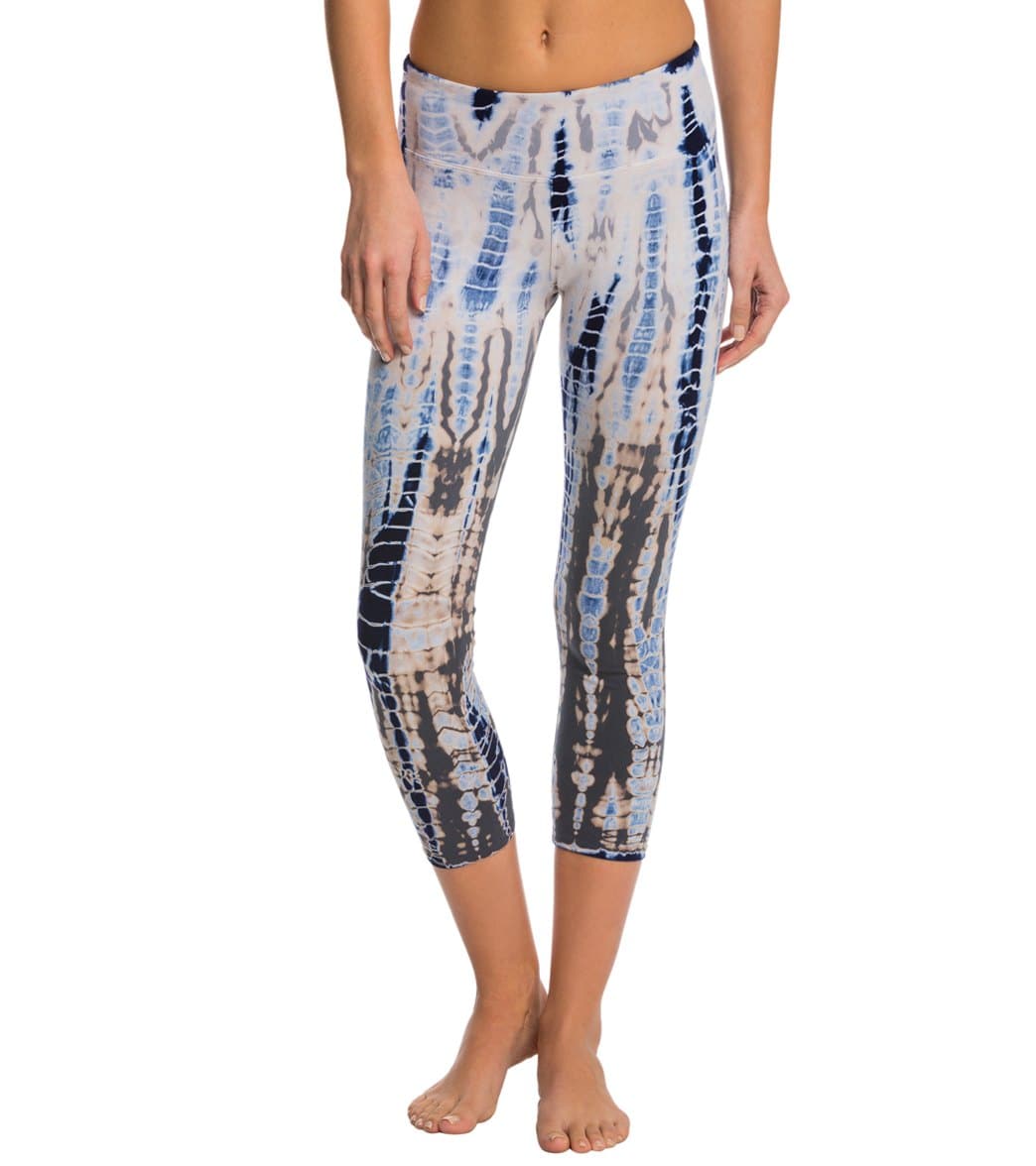 Hard Tail Flat Waisted Cotton Yoga Capris