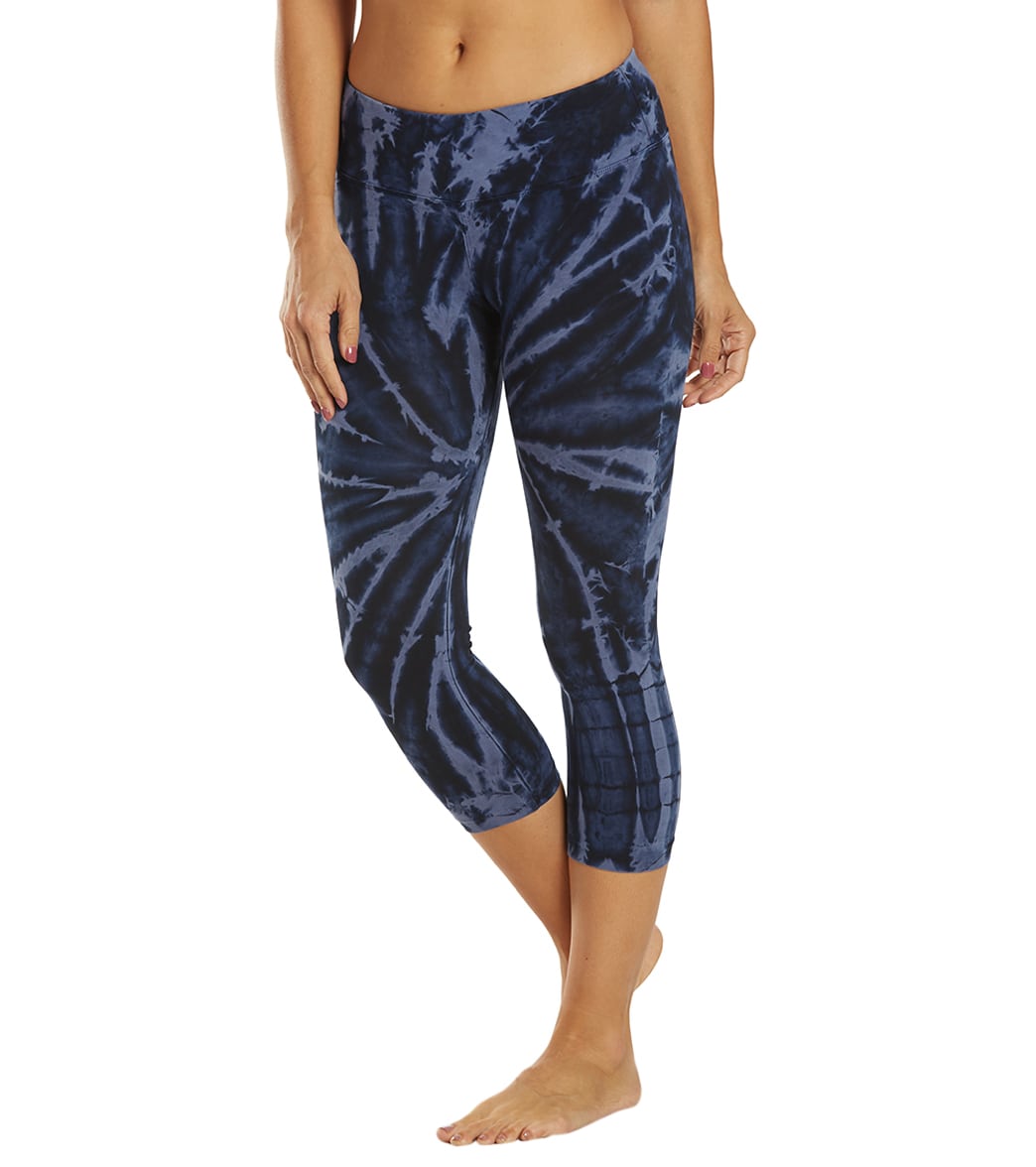 Hard Tail Flat Waisted Cotton Yoga Capris