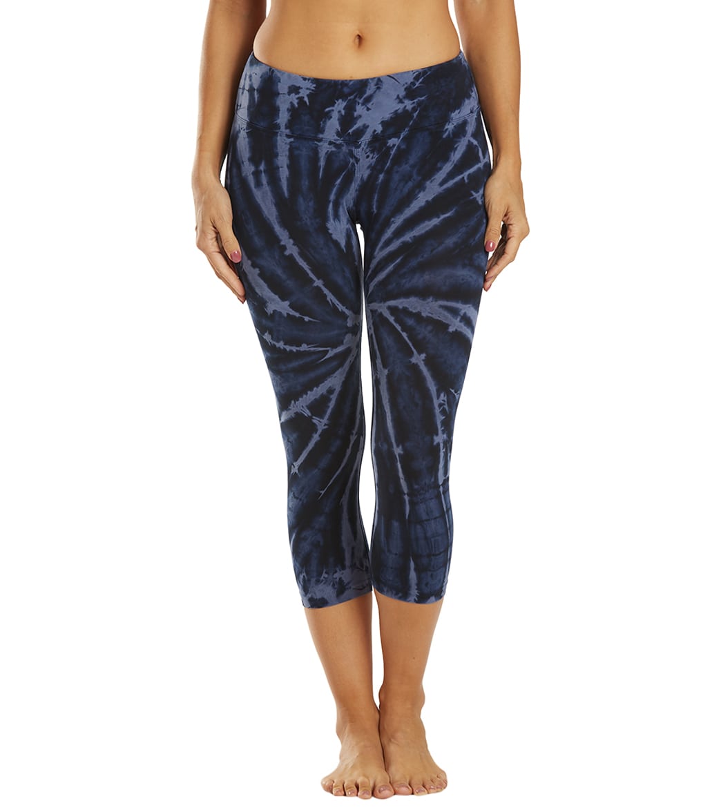 Hard Tail Flat Waisted Cotton Yoga Capris