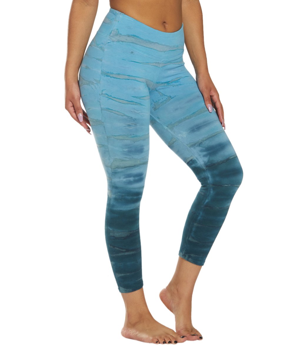 Hard Tail Flat Waisted Cotton Yoga Capris