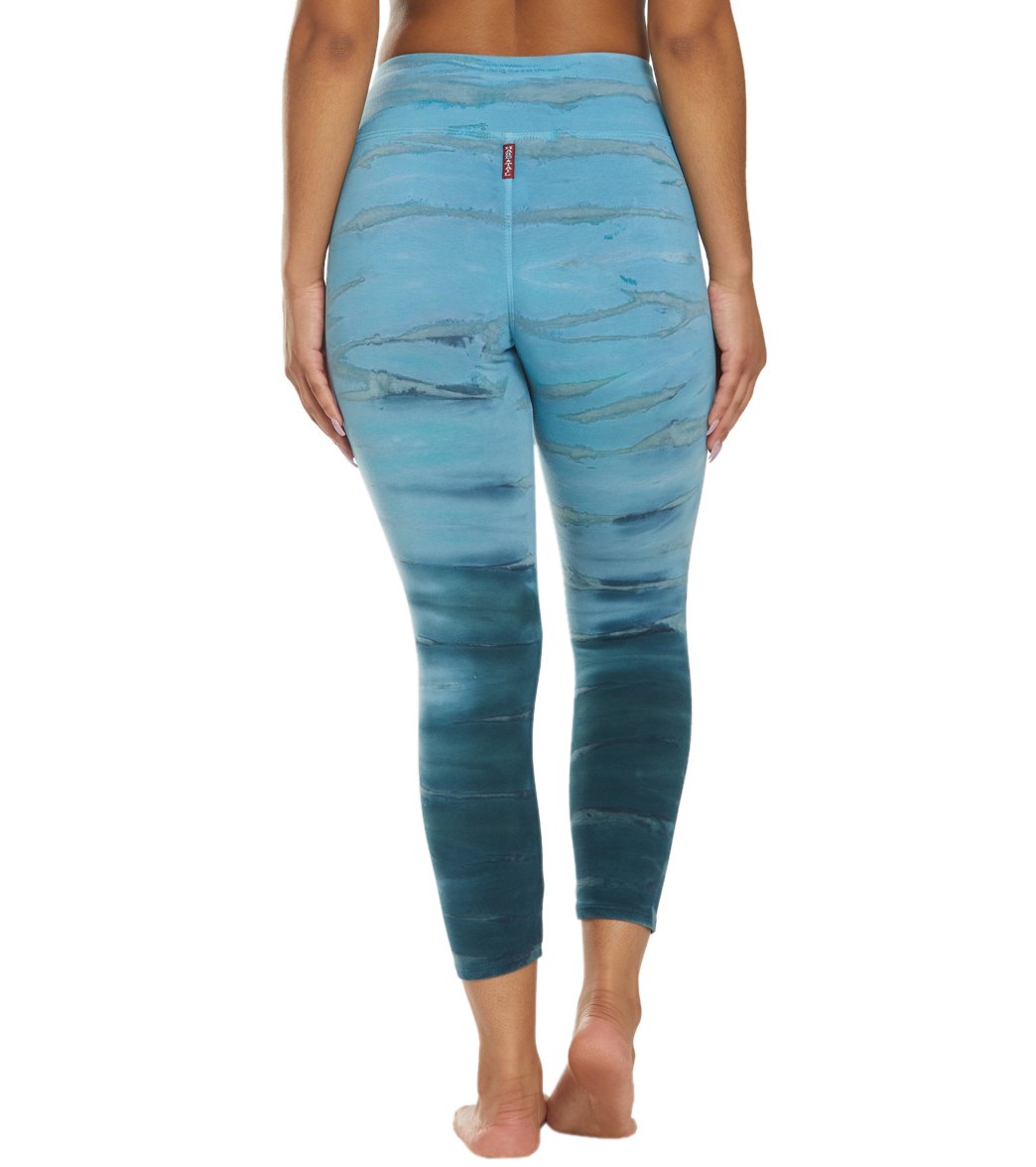 Hard Tail Flat Waisted Cotton Yoga Capris