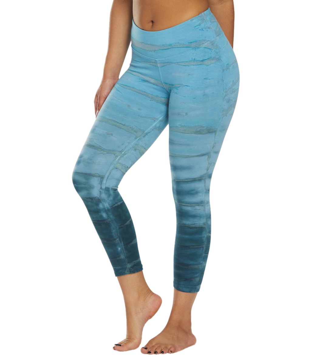 Hard Tail Flat Waisted Cotton Yoga Capris