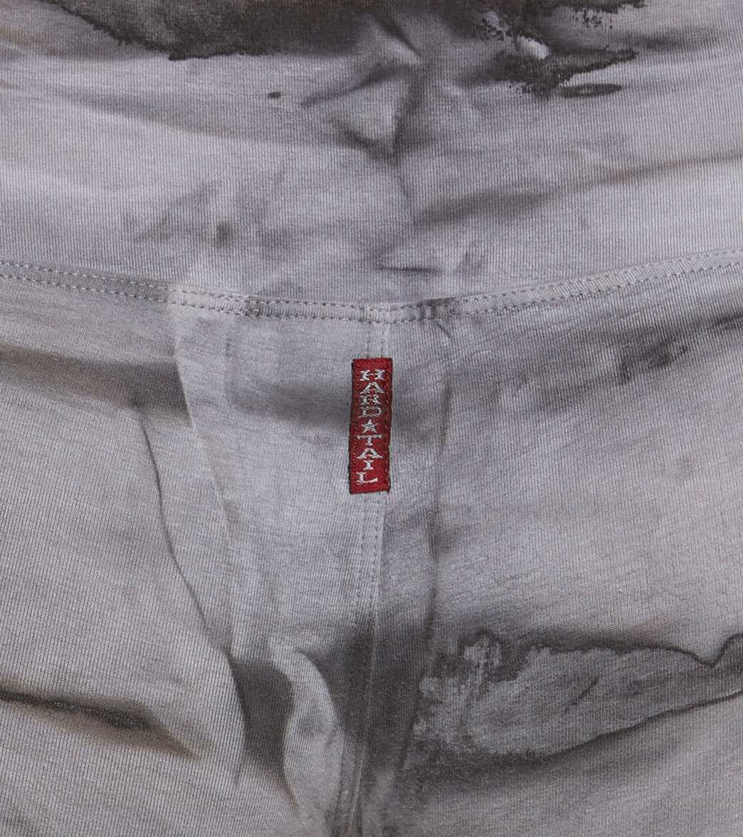 Hard Tail Flat Waisted Cotton Yoga Capris