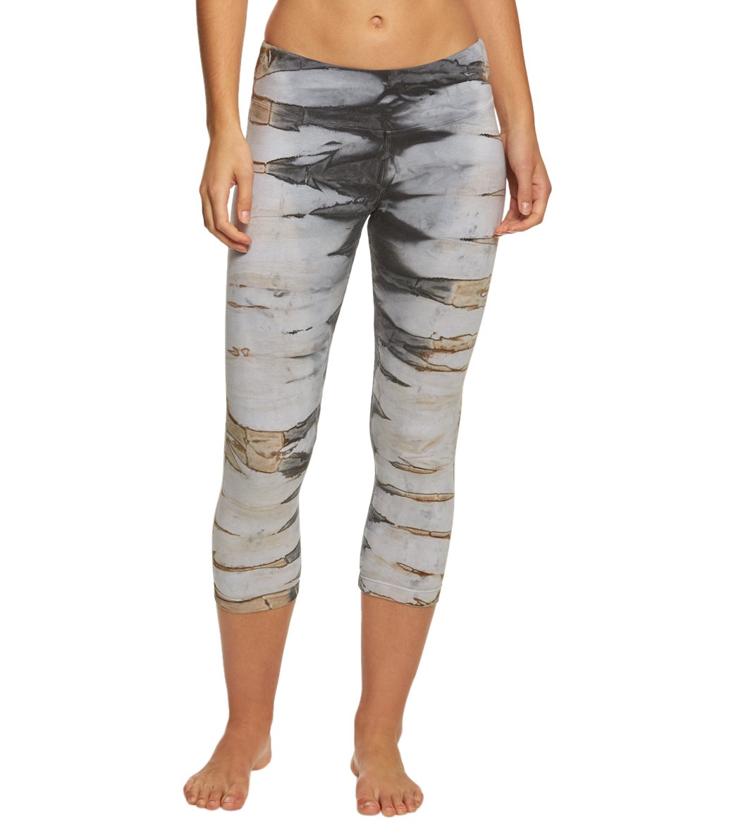 Hard Tail Flat Waisted Cotton Yoga Capris