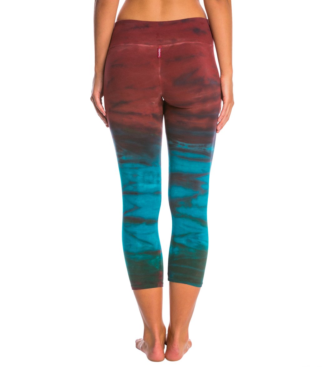 Hard Tail Flat Waisted Cotton Yoga Capris