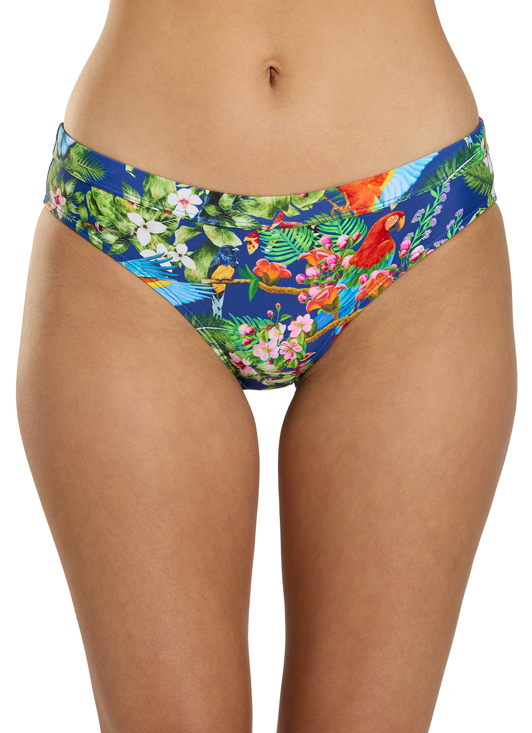 Sporti Active Tropical Oasis Hipster Workout Bikini Swim Bottom