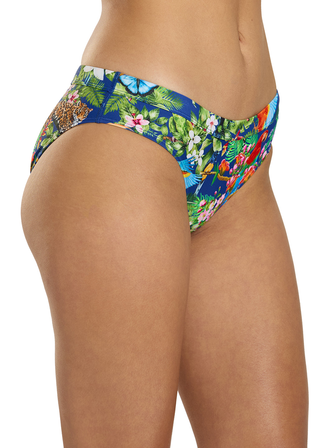 Sporti Active Tropical Oasis Hipster Workout Bikini Swim Bottom